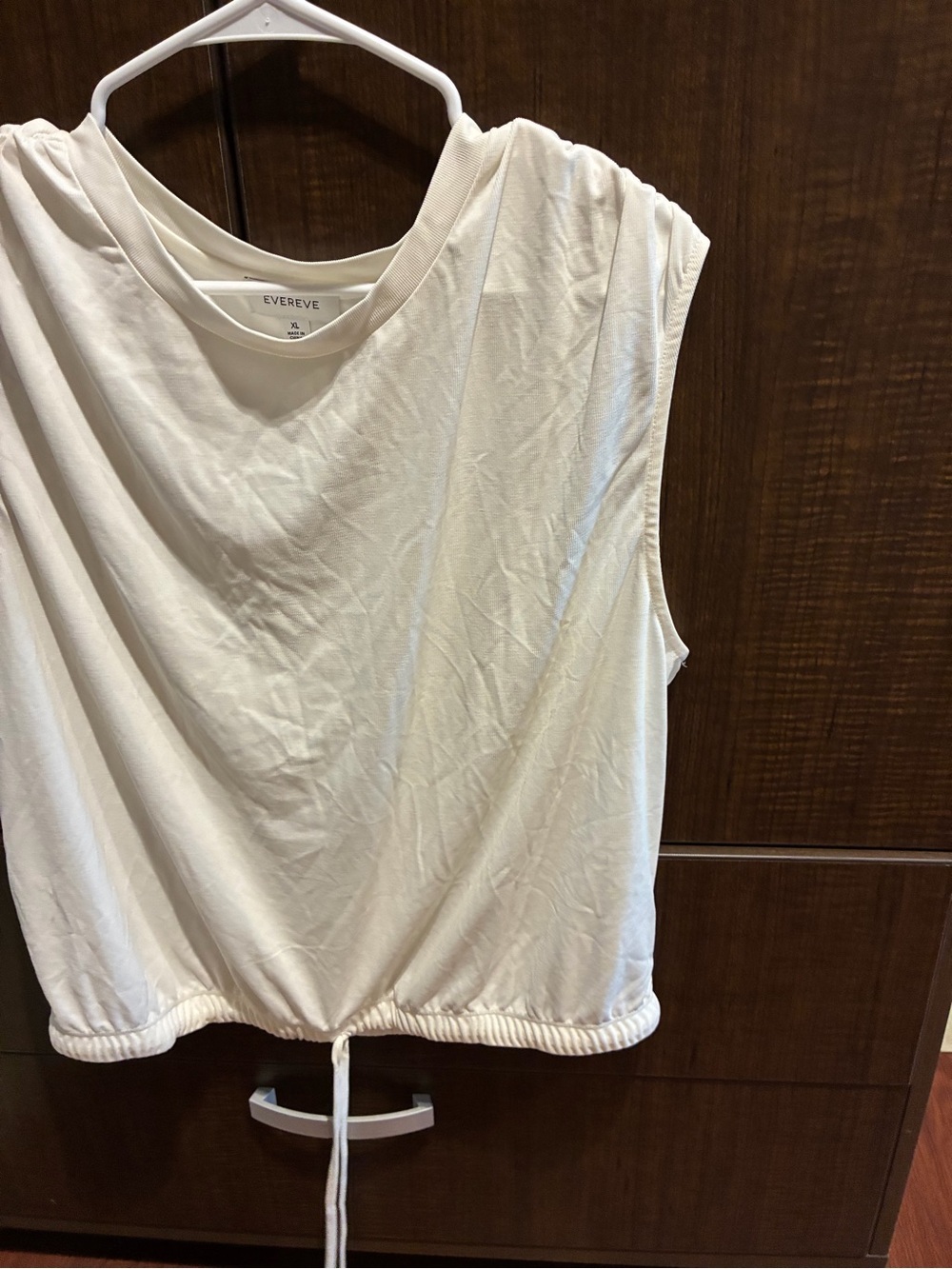 Evereve Drawstring Hem Top Size XL - Picture 6 of 8